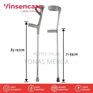 Photo - Elbow Crutch民elbow Crutches-Adult Tall -Pair盂forearm Crutche