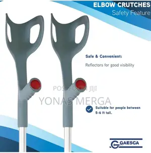 Elbow/Forearm Crutches呂adjust Independently Use Simple Push