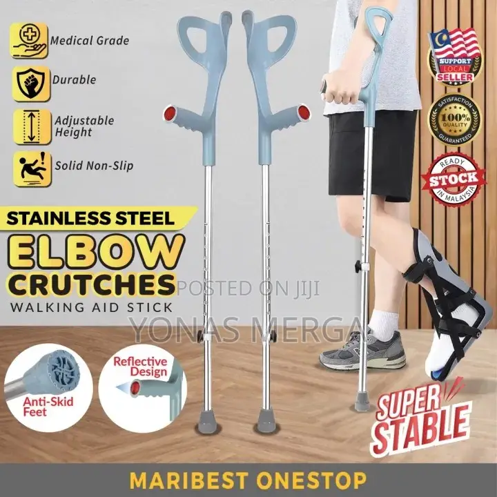 Elbow Crutches龜standard Crutches一pair of Strong,High-Quality