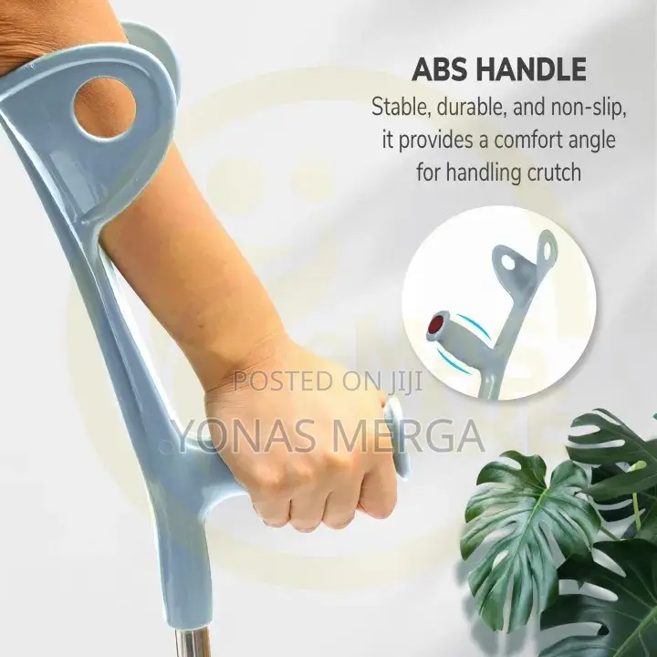 Elbow Kranch Support, Light Weight,PVC Grip Handle(Pack Of2)