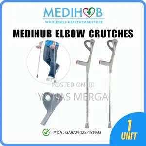 Photo - Elbow Kranch Support, Light Weight,PVC Grip Handle(Pack Of2)