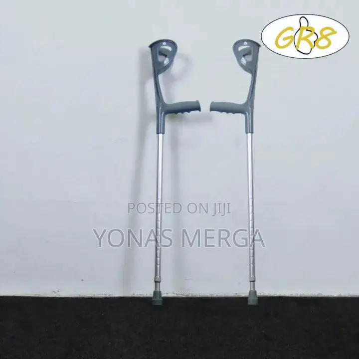 MS SILVER Stick Elbow Crutches涉walking Fr Old Injured People