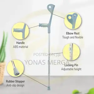 Photo - Crutchs跪 Crutches Light Assistance Hight Adjustable(93-116)