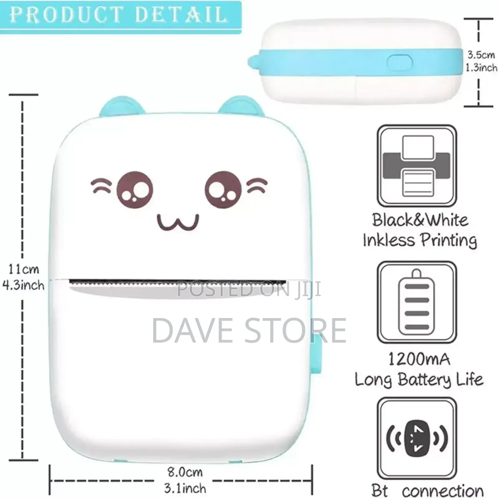 Portable Mini Bluetooth Printers