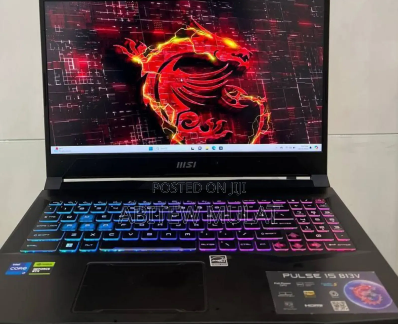 New Laptop MSI Pulse GL66 16GB Intel Core I7 SSD 1T
