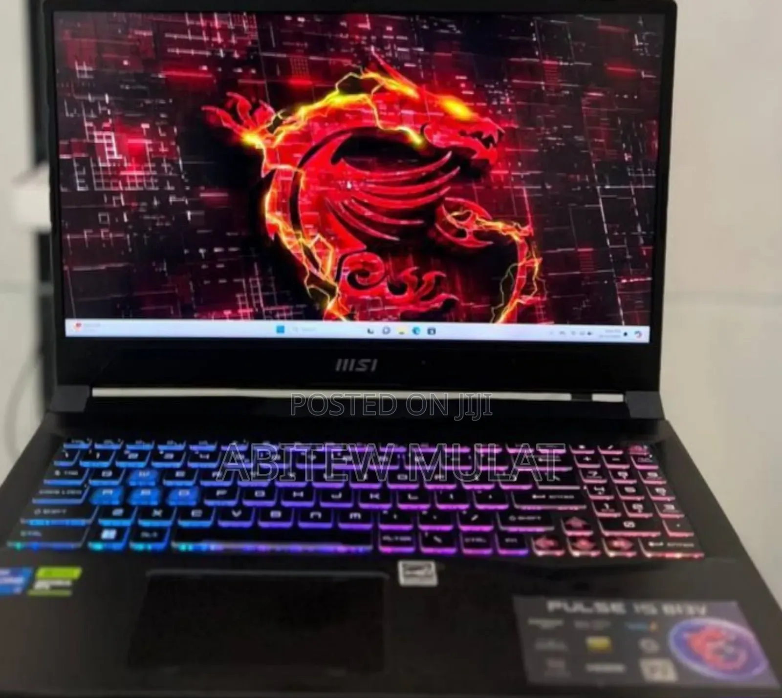 New Laptop MSI Pulse GL66 16GB Intel Core I7 SSD 1T