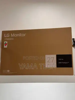 Photo - LG Monitor 27"Inch 100hz Refresh Ratee