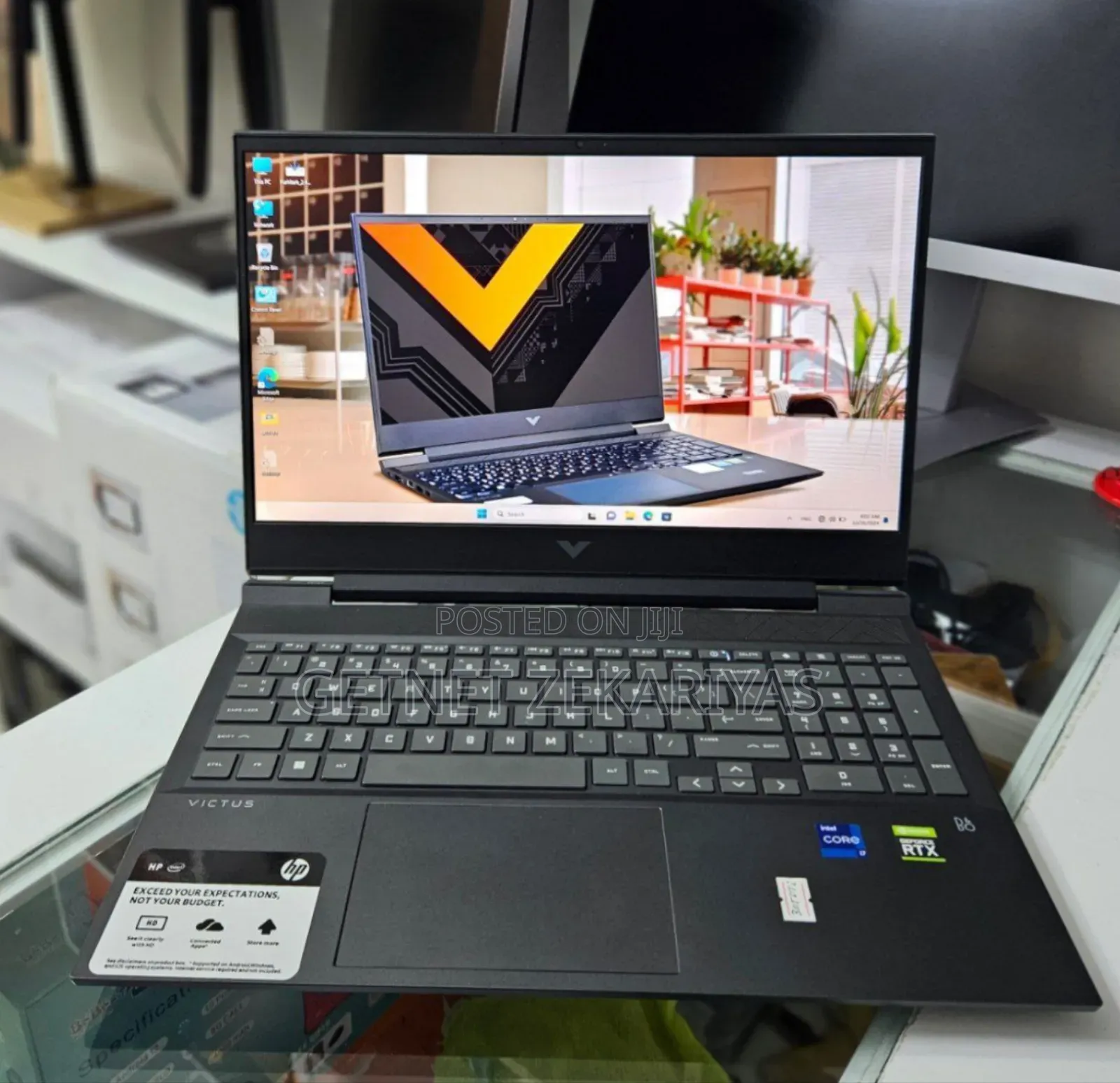 New Laptop HP Victus 15 16GB Intel Core I7 SSD 512GB