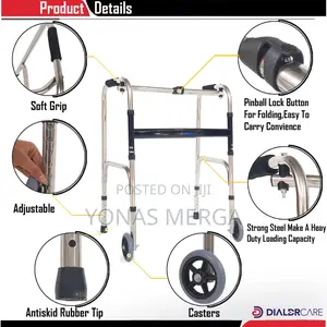 STRONG AND LIGHTWEIGHT:Walker曲rubberized Hand Grips回walker
