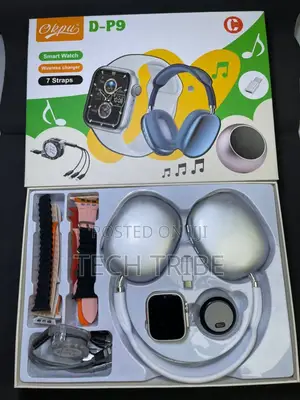 D-P9 SMART WATCH 3 in 1 Super Combo With Free Delivery