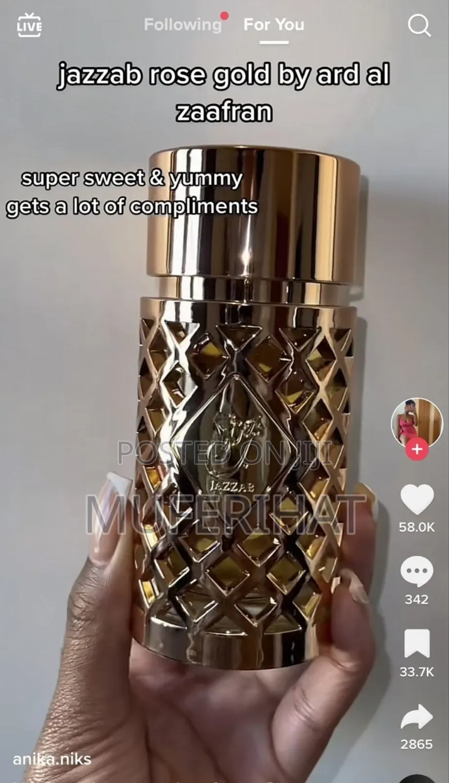 Jazzab Eud DE Perfum