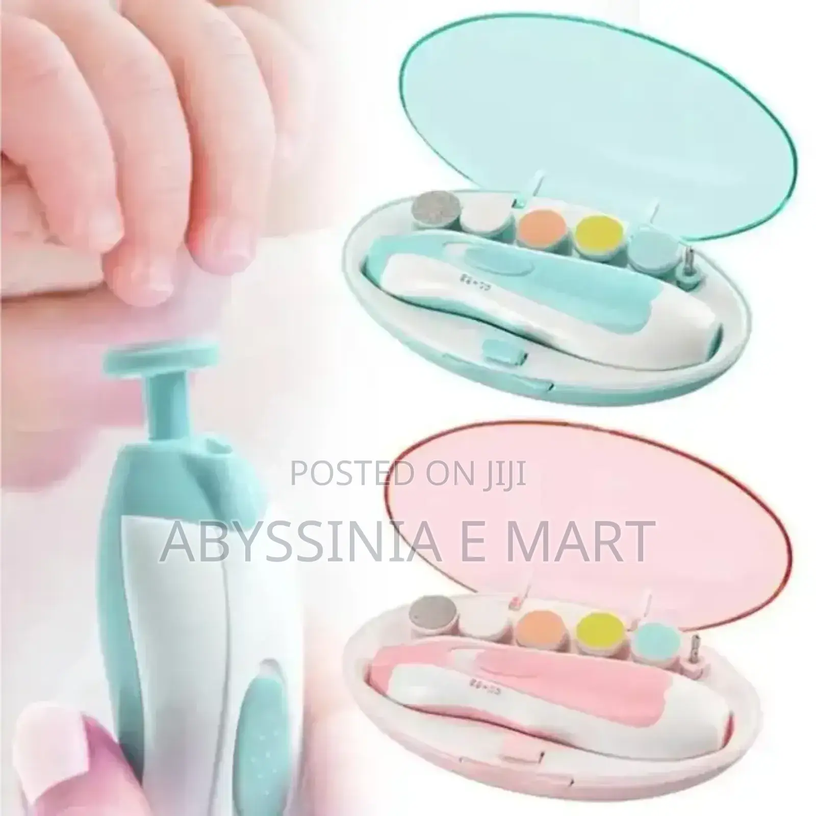 6 Interchangeable Nail Pads Baby Nail Trimmer