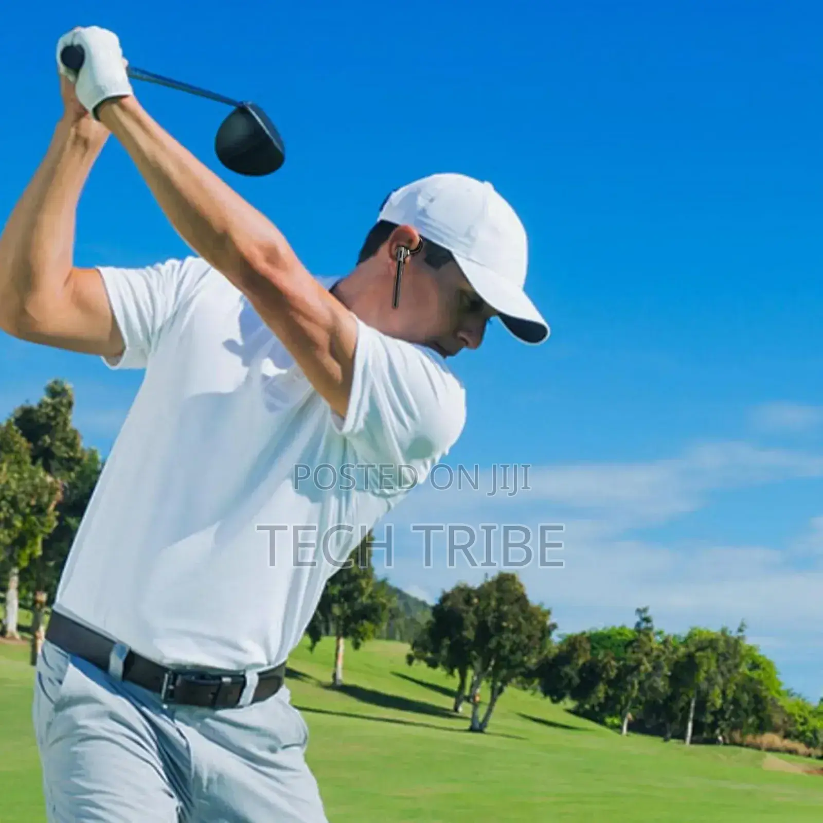 ባለ አንድ ጆሮ ኤርፎን Built-in Microphone for Hands-Free Calls