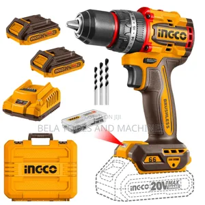 Photo - Ingco Chargeable Cordless Drill 20v Brushless