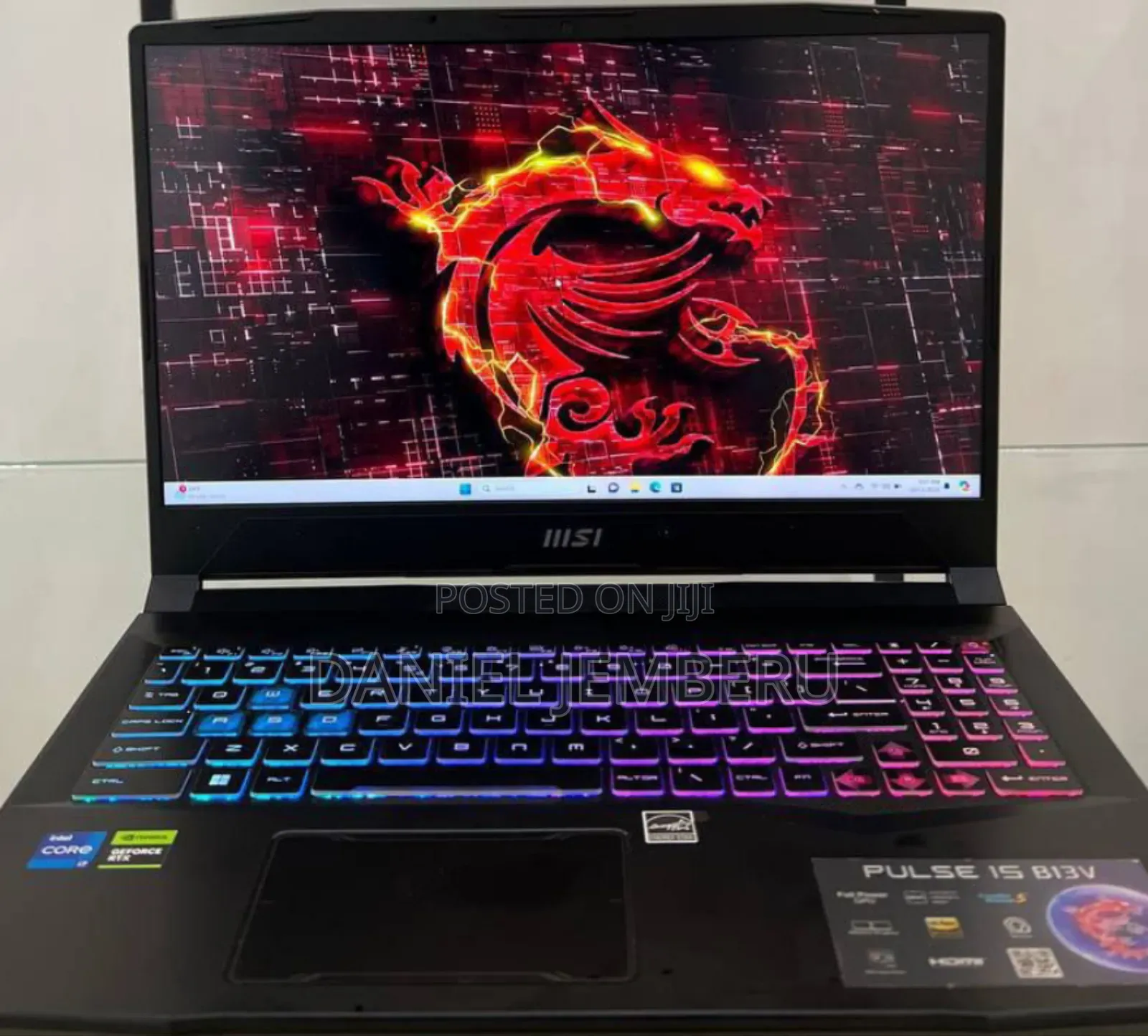 New Laptop MSI Pulse GL66 16GB Intel Core I7 SSD 1T