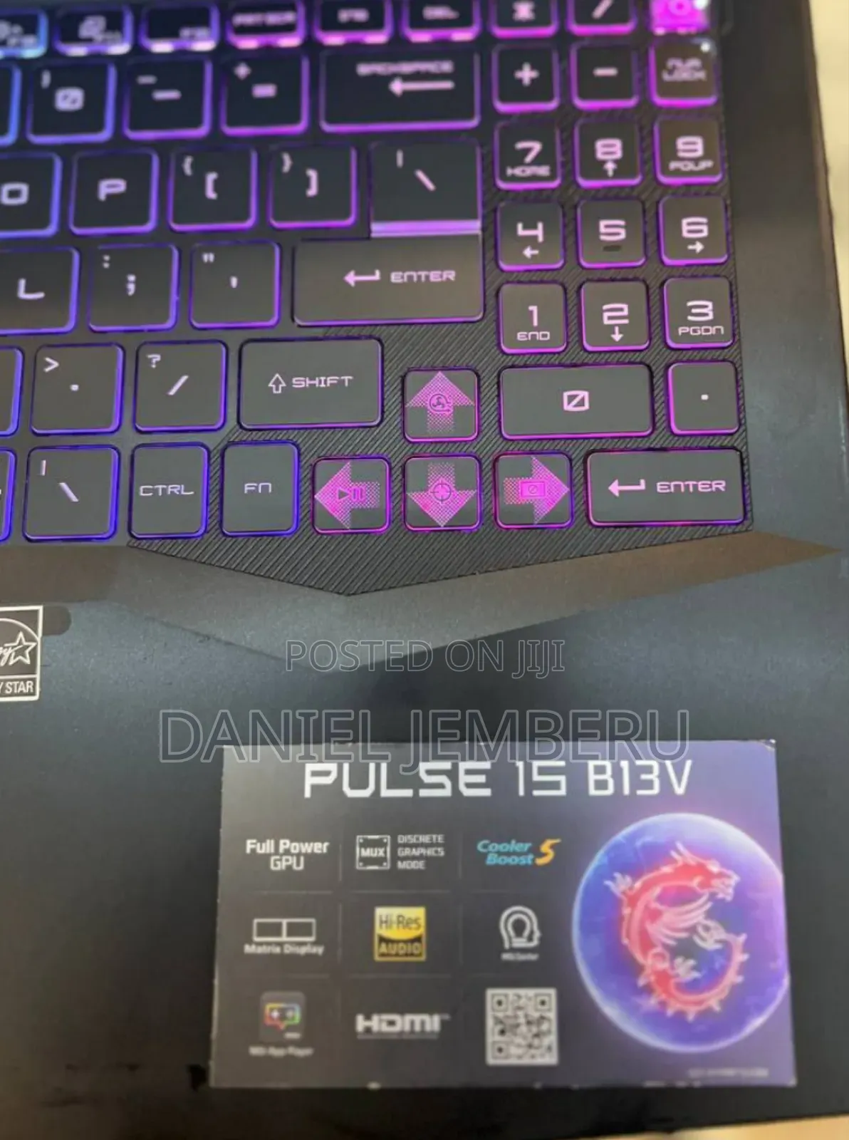New Laptop MSI Pulse GL66 16GB Intel Core I7 SSD 1T