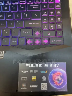 New Laptop MSI Pulse GL66 16GB Intel Core I7 SSD 1T