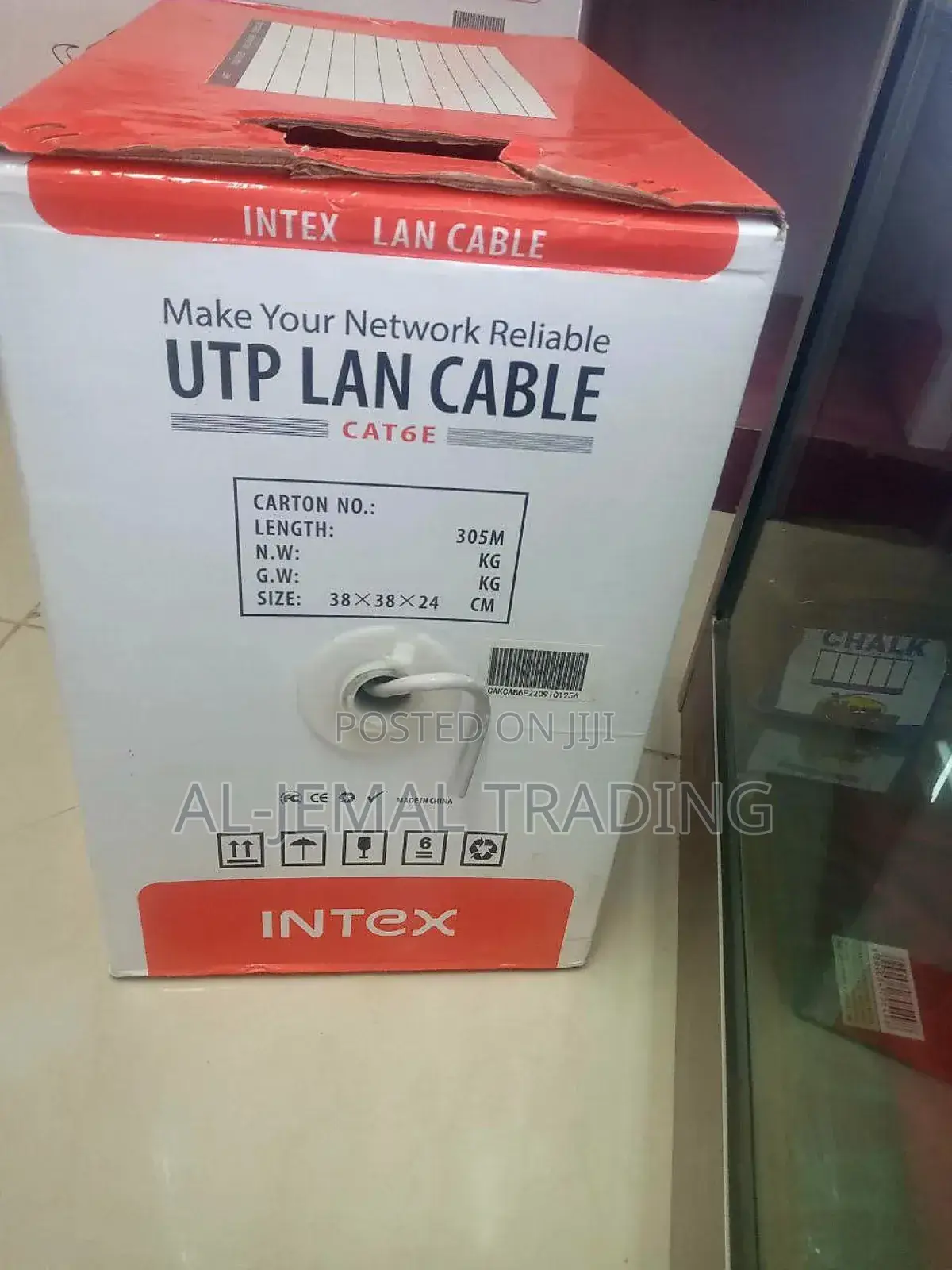 Intex Cat-6e Utp Network Cable - Orignal Intex