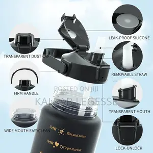 3 In 1 Colorful Water Bottle