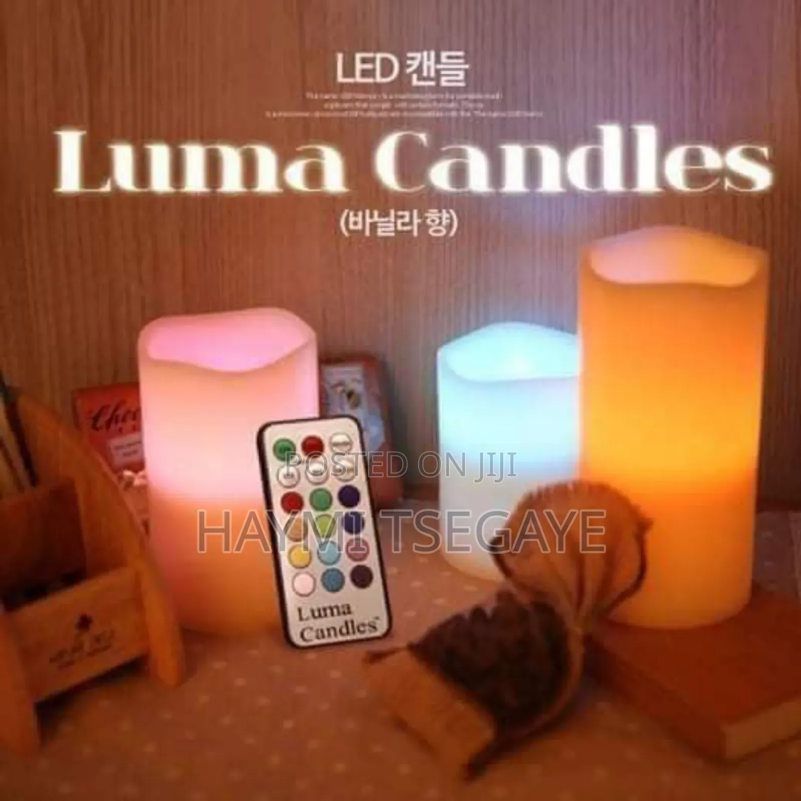 Color Changing Set Of 3 Luma Candles