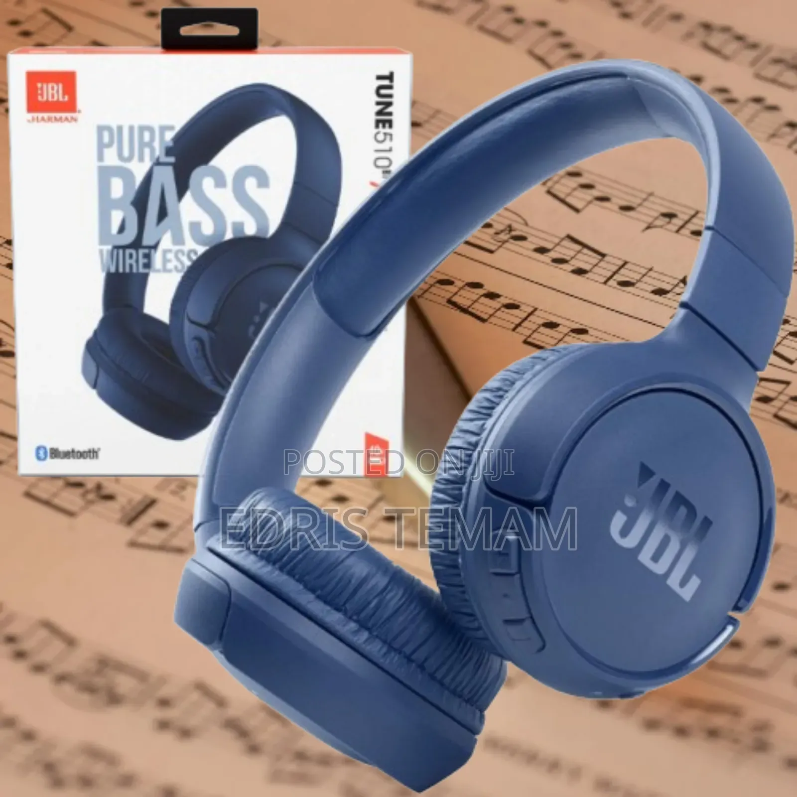 JBL Tune 510BT Lightweight and Portable Headphones