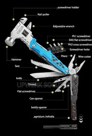 18IN1 Adjustable Wrench Multitool Hammer