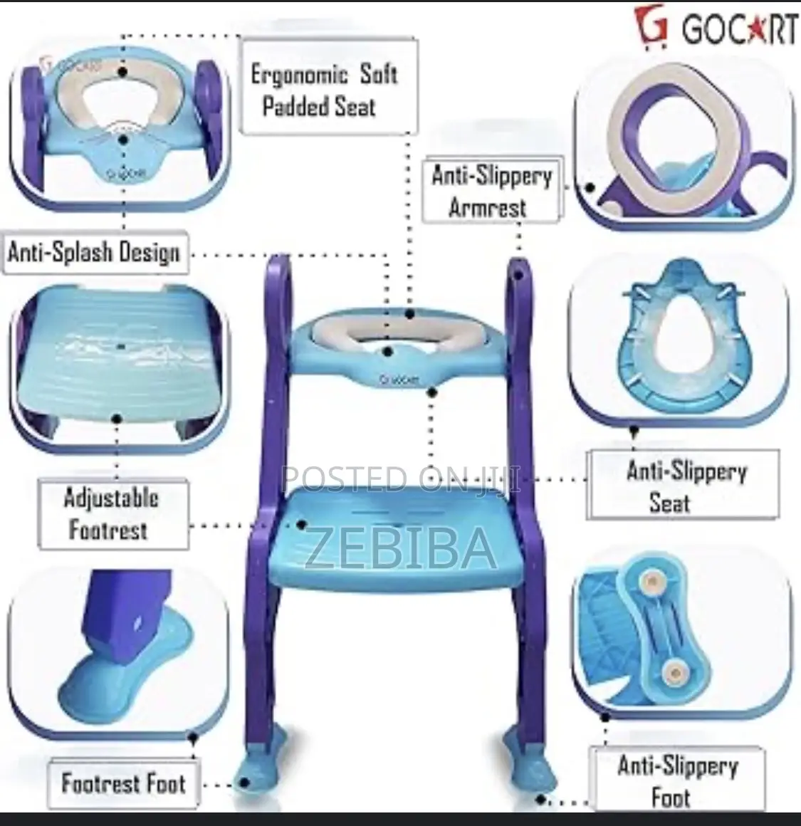 Children's Toilet Seat With Stairstrainer Potty Toilet