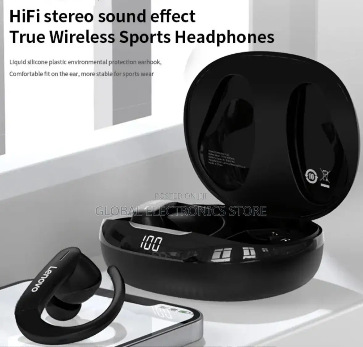 Original Lenovo Headset (With ANC + ENC Noise Reduction )