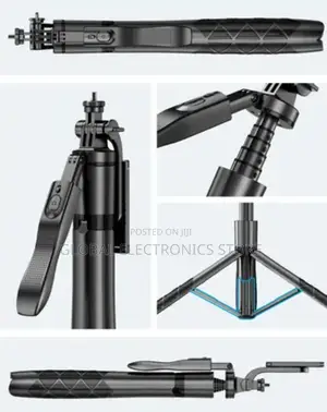 ለካሜራም ለስልክም የሚሆን Tripod (Max 1.53 Meter and 360° Rotating )