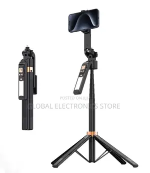 Photo - Smart Face Tracking Tripod With Fill Light (360° Rotating )