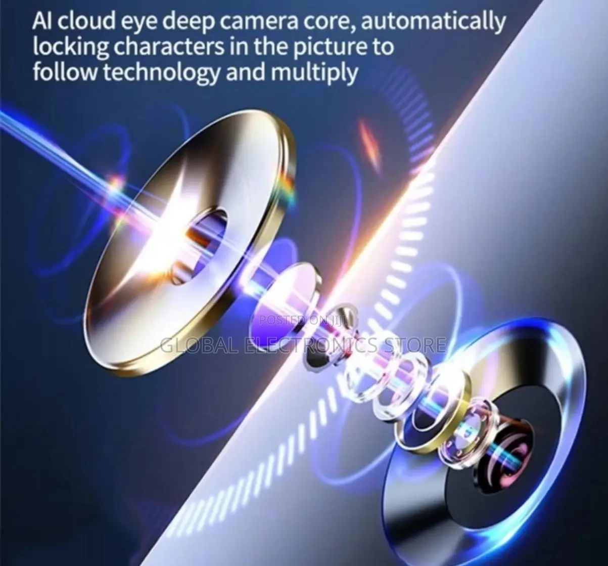 Smart Face Tracking Tripod With Fill Light (360° Rotating )