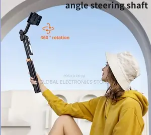 Smart Face Tracking Tripod With Fill Light (360° Rotating )