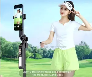 Smart Face Tracking Tripod With Fill Light (360° Rotating )