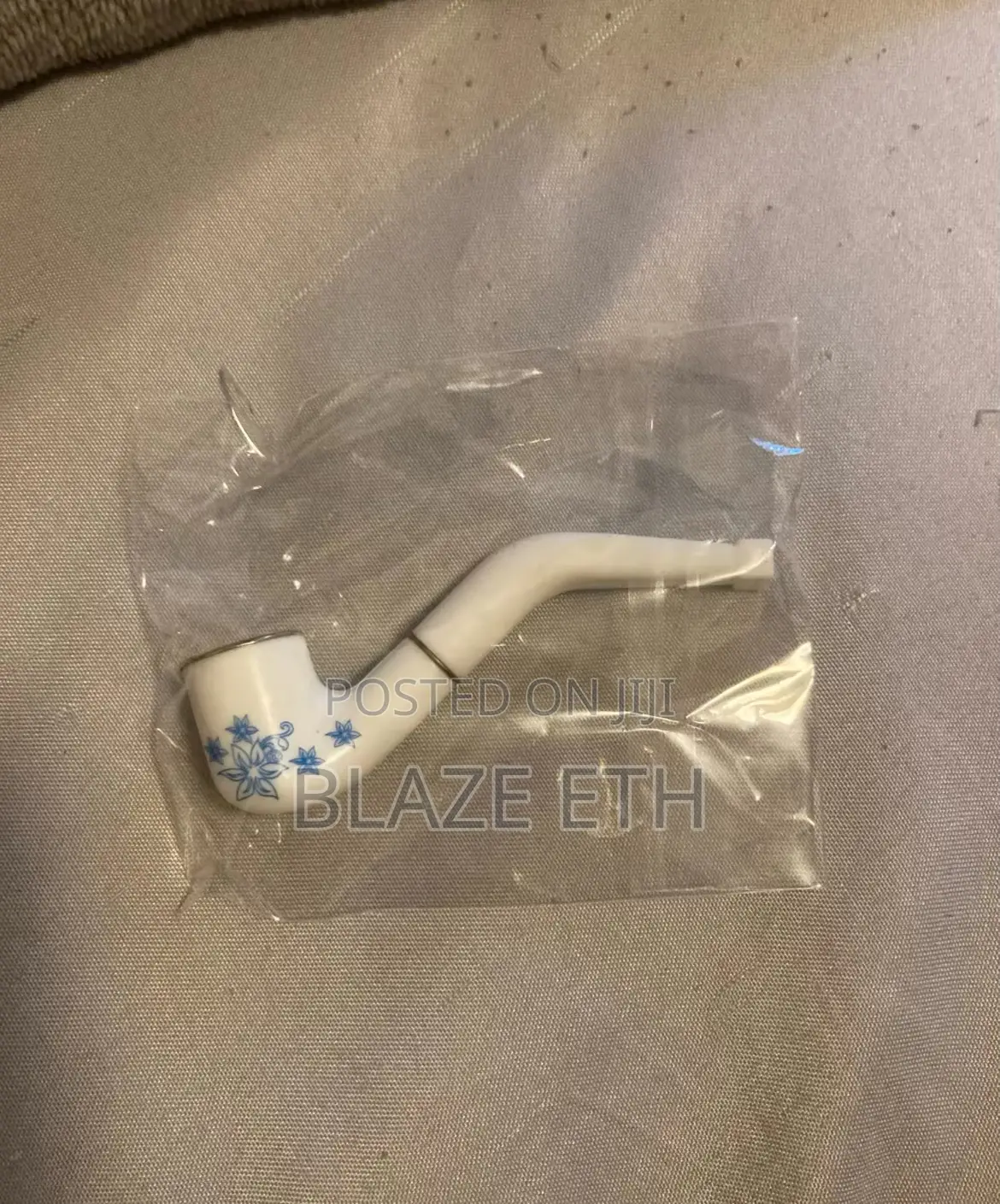 Porcelain Floral Pipes