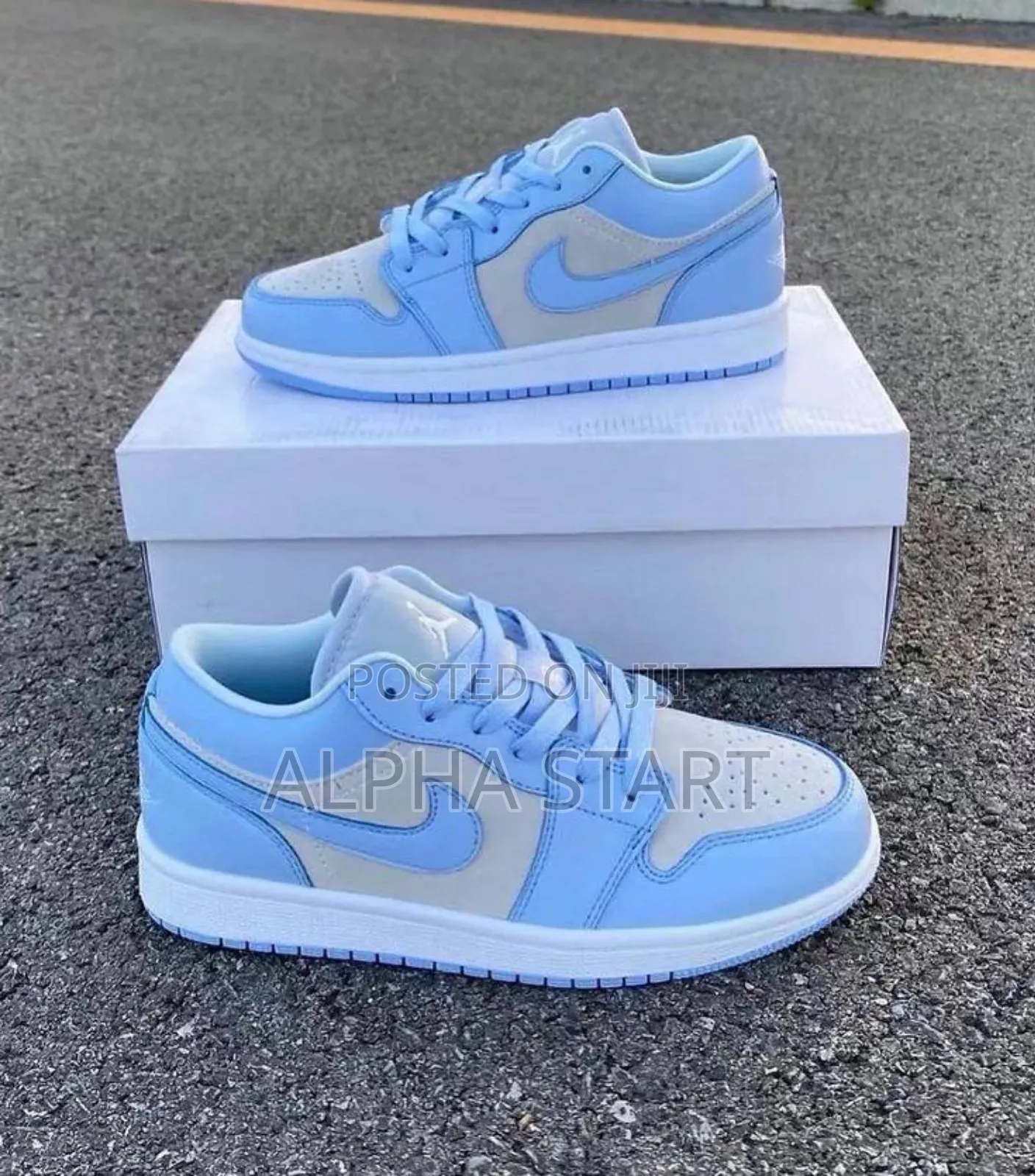 Air Jordan1 Low Unversity White Blue
