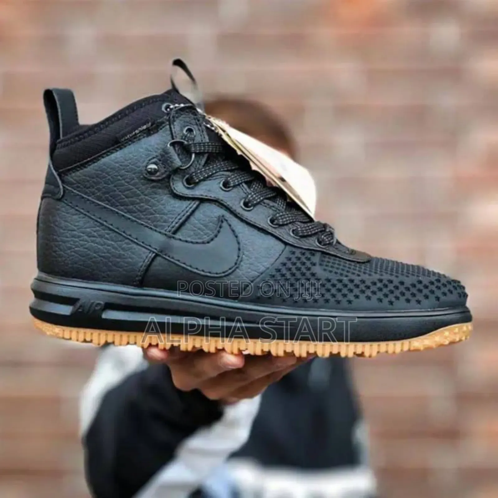 Nike Lunar Force 1 Duckboot Black/Gum Shoes