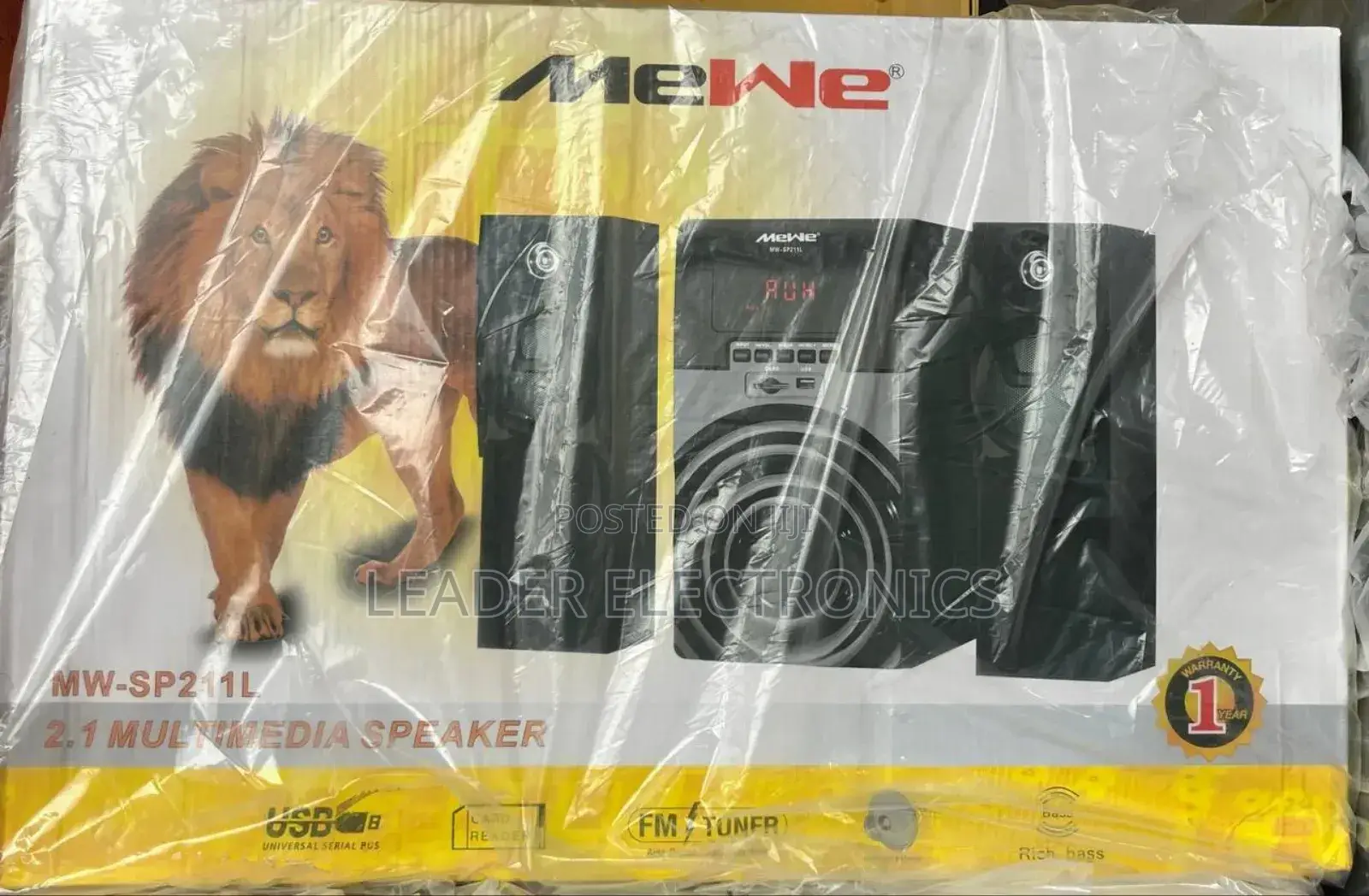 Mewe Speaker 2.1ch Multimedia Speaker