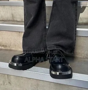 Photo - Men’S Casual Steel Toe Low Top Leather Shoes