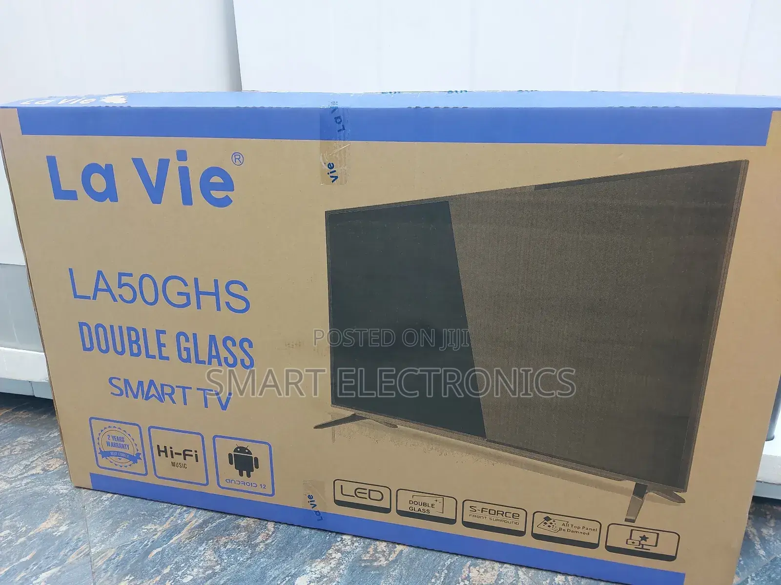Lavie 50 Inch Tv Double Glass Smart