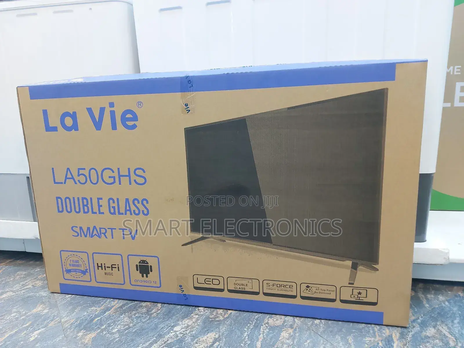 Lavie 50 Inch Tv Double Glass Smart