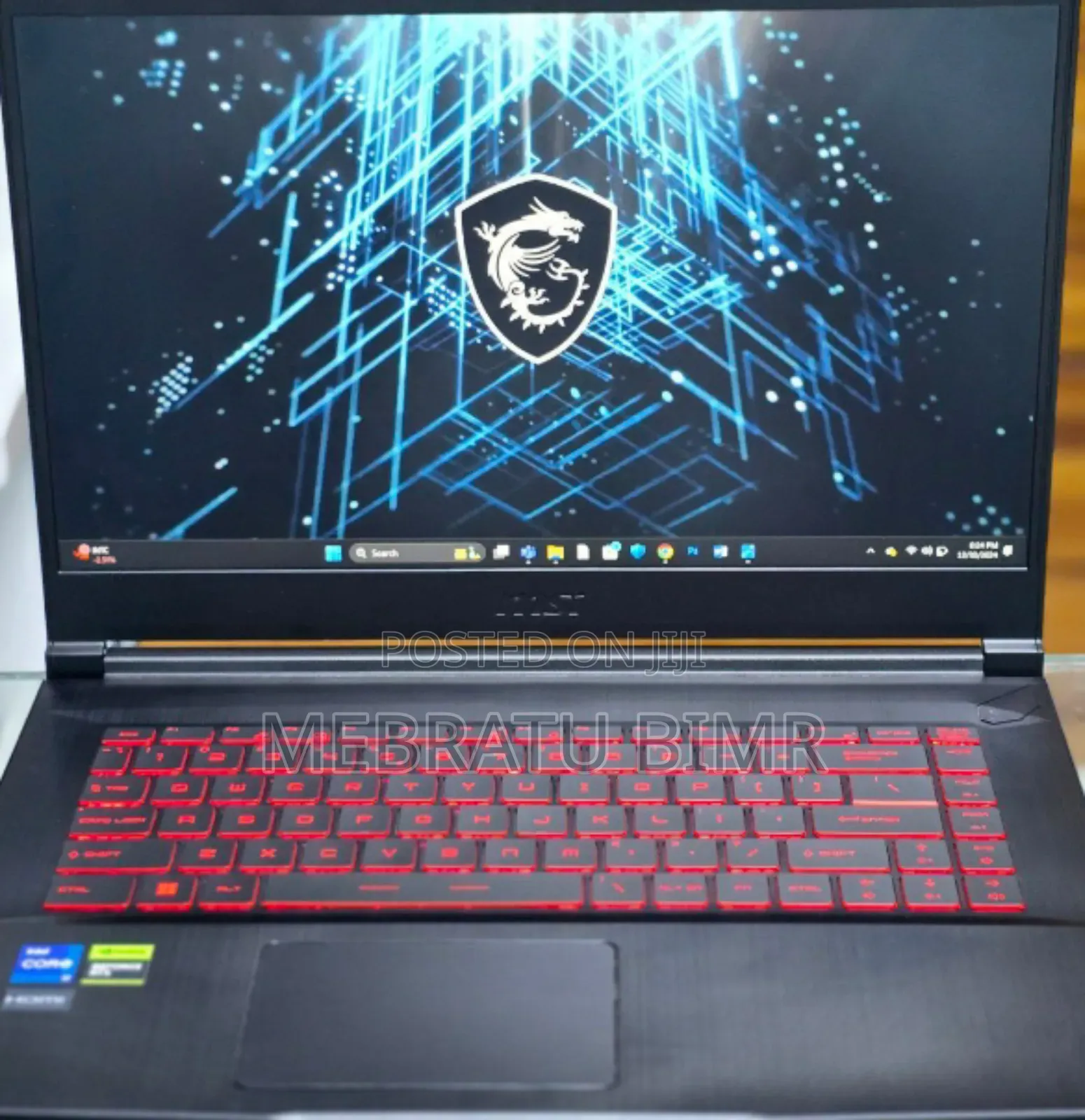 New Laptop MSI GF63 16GB Intel Core I7 SSD 1T
