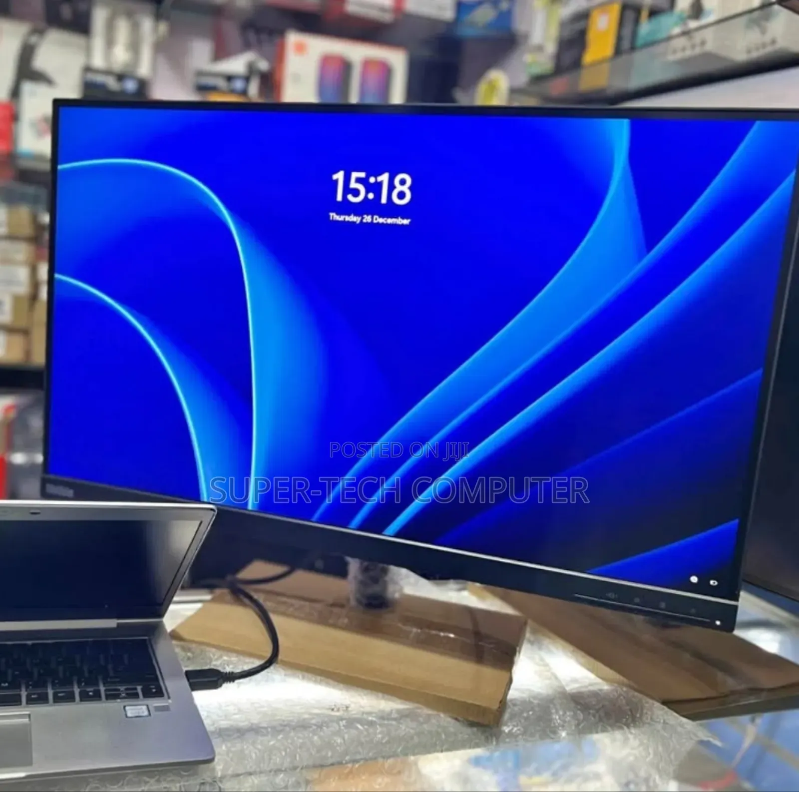 Lenovo 27 Inch Monitor, Two K Screen Resolution