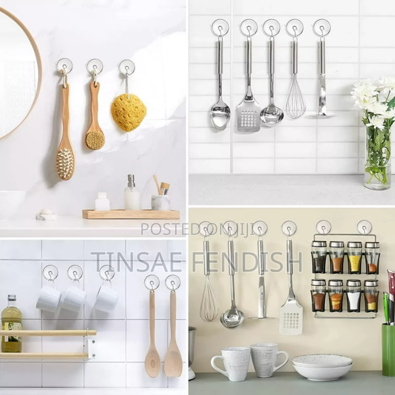 Suction Cups Indoor and Outdoor 12pcs