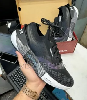 Photo - Under Armour HOVR Phantom 3 Black White Master Quality Shoes