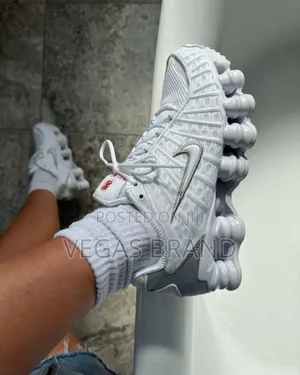 Nike Air Max Shox TL Metalic Grey Master Quality Shoes