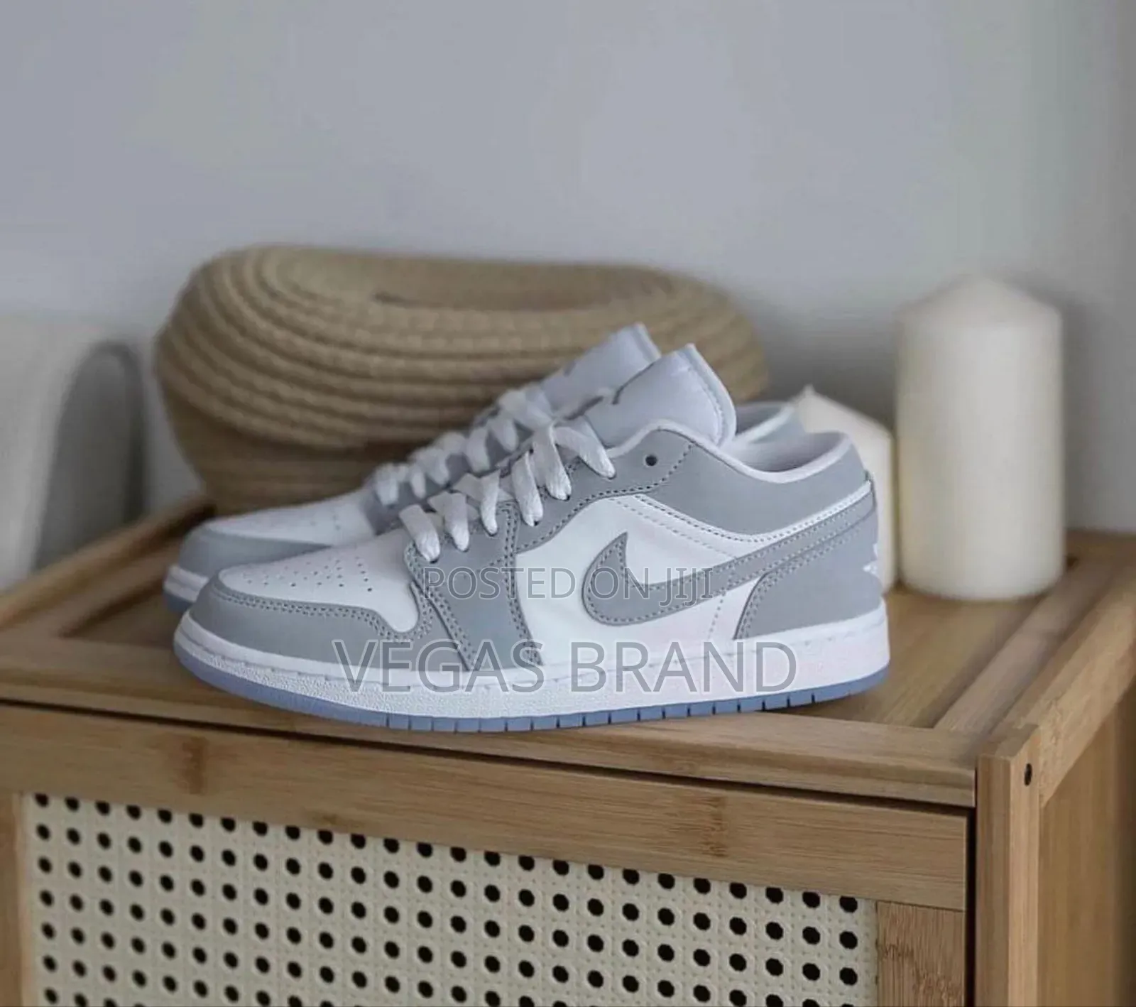 Nike Air Jordan 1 Low Wolf Grey Master Quality Shoes