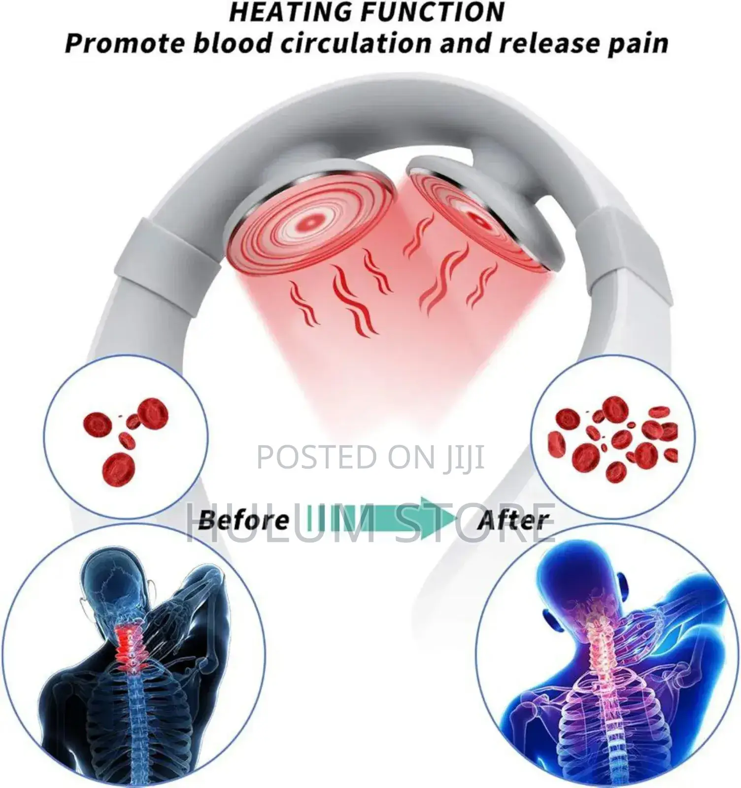 Neck Massager 
የአንገት ህመም ሲያጋጥም