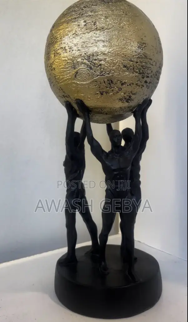 The World Is Your Statue Trophy for Office Home Resin Statue