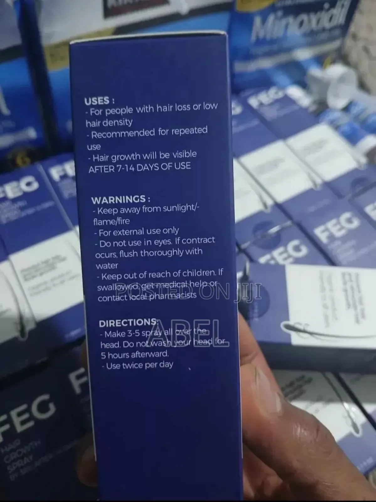 Feg ለፀጉር እና ፂም ማሳደጊያ