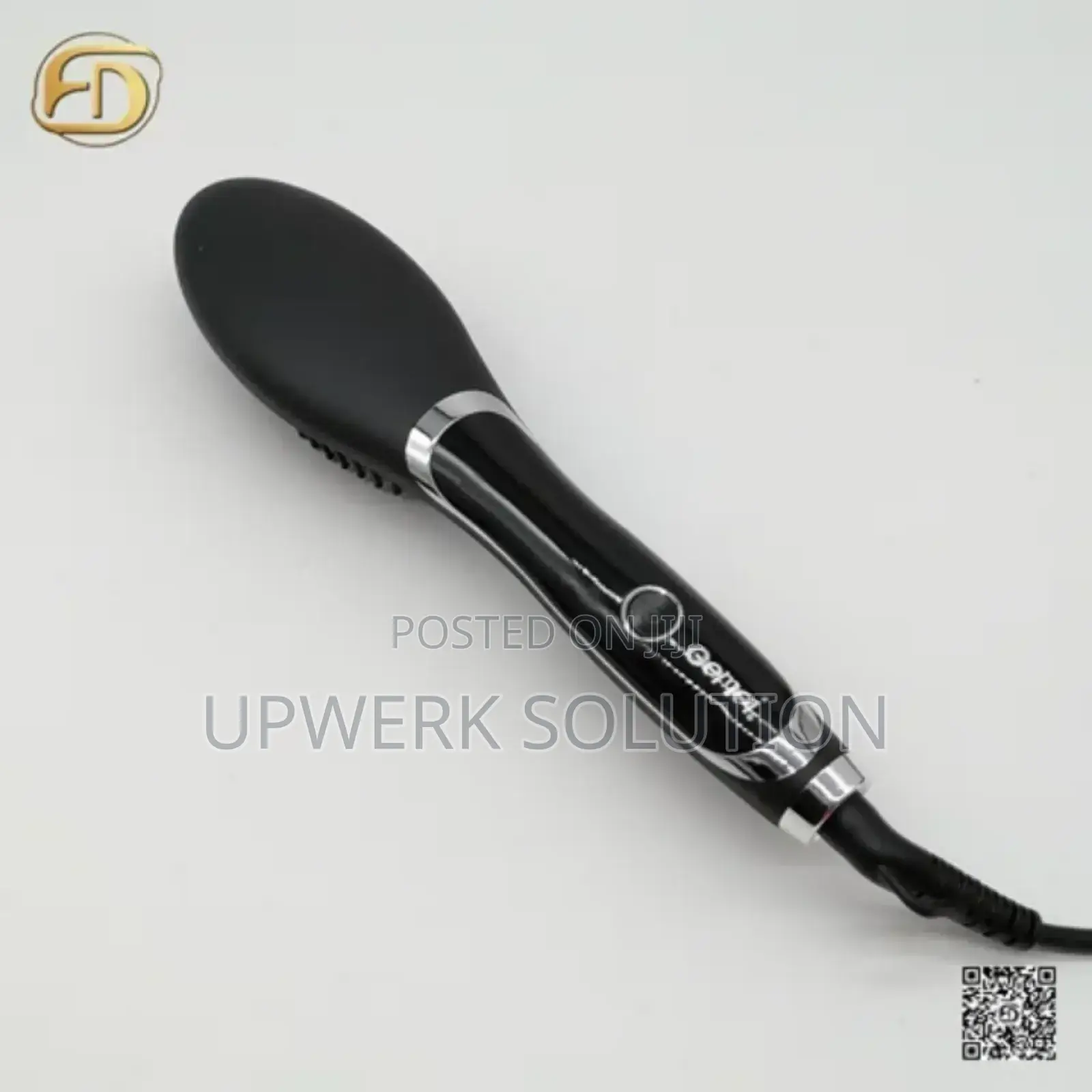 Gemei የፀጉር ማለስለሺያና ማበጠሪያ